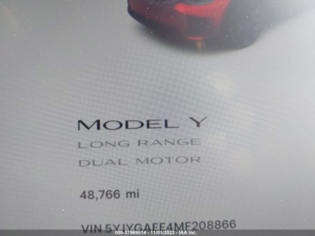 2021 TESLA MODEL Y 5YJYGAEE4MF208866 Photo 6