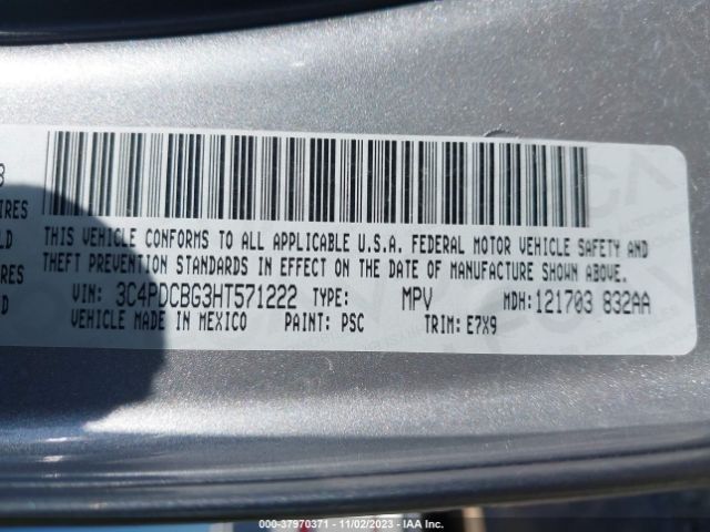 3C4PDCBG3HT571222 Dodge Journey Sxt