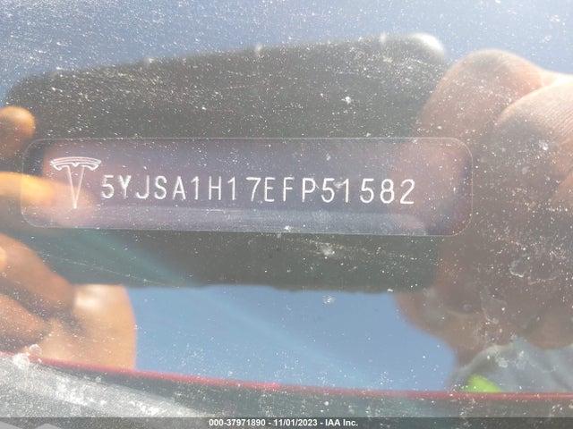 5YJSA1H17EFP51582 Tesla Model S 60 Kwh Battery/p85