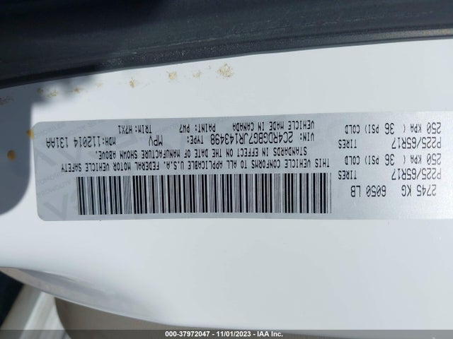Dodge Grand Caravan Se 2018 2C4RDGBG7JR143498 Image 9