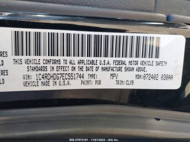 1C4RDHDG7EC551744 Dodge DURANGO LIMITED