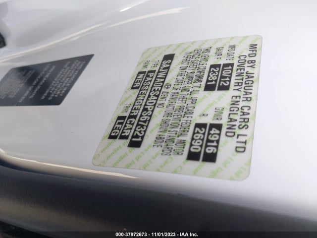 2013 JAGUAR XF SAJWA0ES4DPS67321 Photo 8