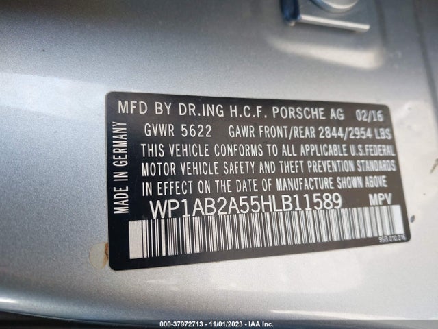 2017 PORSCHE MACAN WP1AB2A55HLB11589 Photo 8