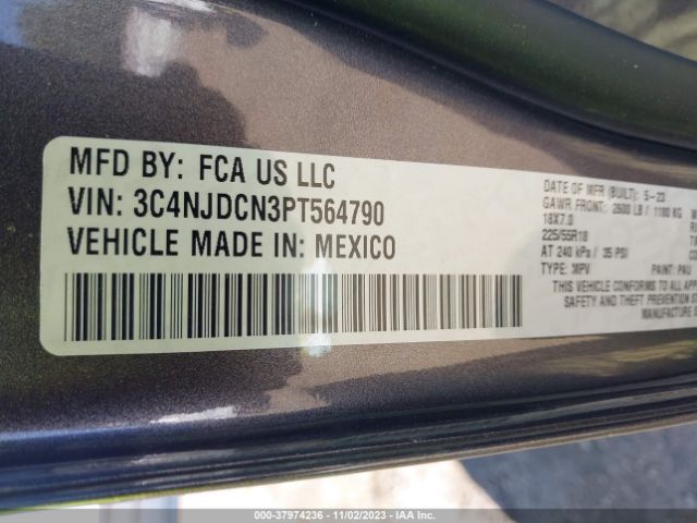 3C4NJDCN3PT564790 Jeep Compass Limited