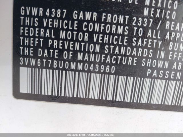 2021 VOLKSWAGEN JETTA GLI 3VW6T7BU0MM043960 Photo 8