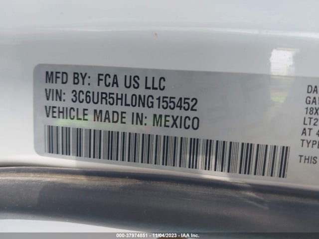 RAM 2500 Tradesman 4x4 8' Box 2022 3C6UR5HL0NG155452 Image 9