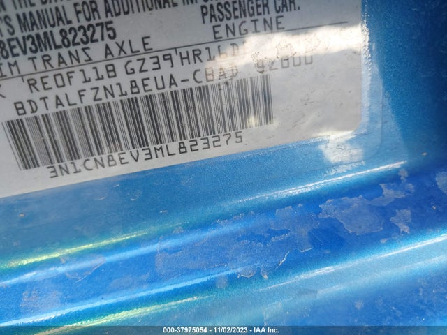 Nissan Versa Sv Xtronic Cvt 2021 3N1CN8EV3ML823275 Image 9