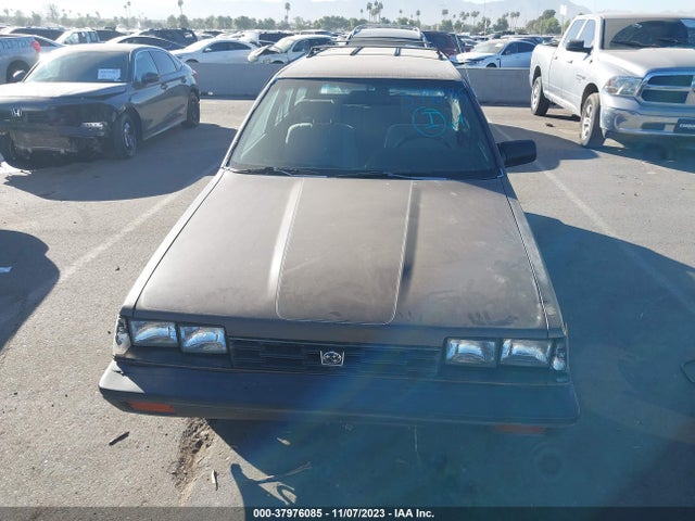 1986 SUBARU DL 4WD VIN: JF2AN52B7GD413216