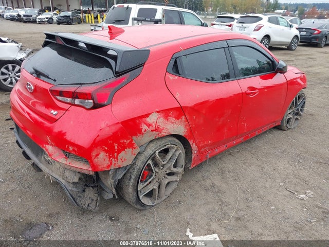 2022 HYUNDAI VELOSTER N VIN: KMHT36AH1NU014108