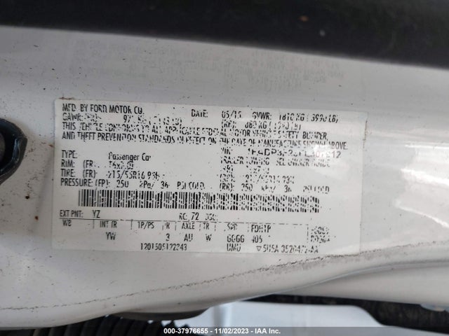 Ford FOCUS SE 2015 1FADP3F23FL307912 Image 9