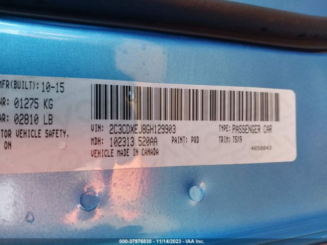 2C3CDXEJ8GH129903 Dodge Charger Srt 392