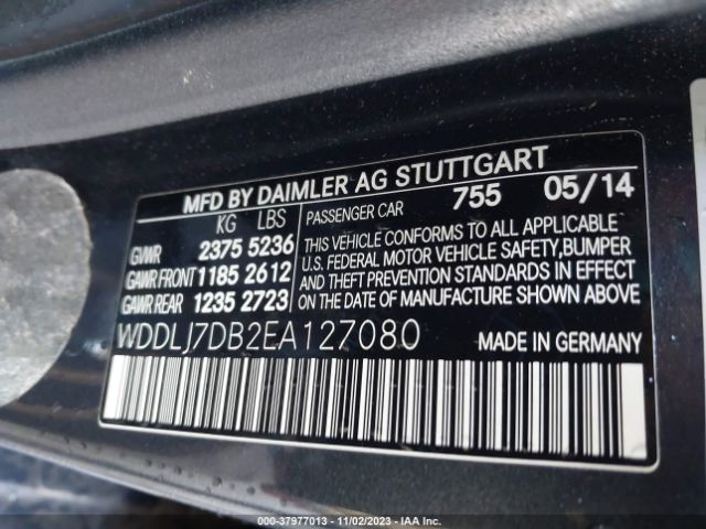 WDDLJ7DB2EA127080 Mercedes-Benz CLS 550