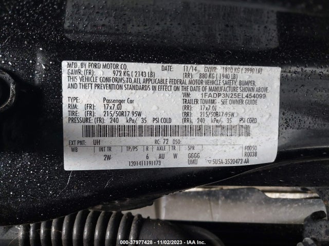 Ford Focus Titanium 2014 1FADP3N25EL454099 Image 9