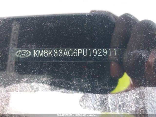 KM8K33AG6PU192911 Hyundai Kona Electric Sel