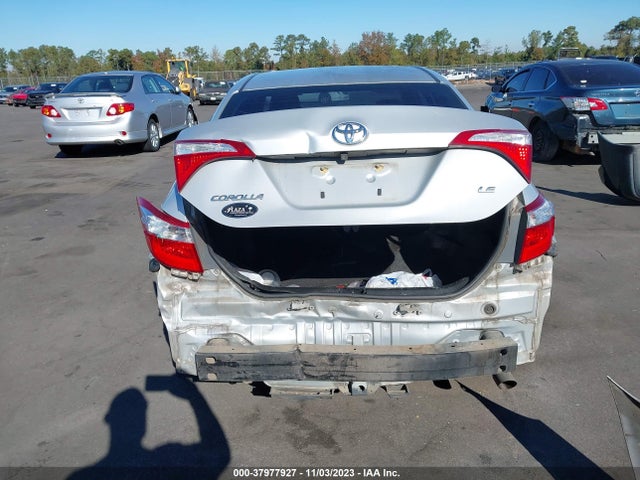 2016 TOYOTA COROLLA LE VIN: 2T1BURHE1GC502288