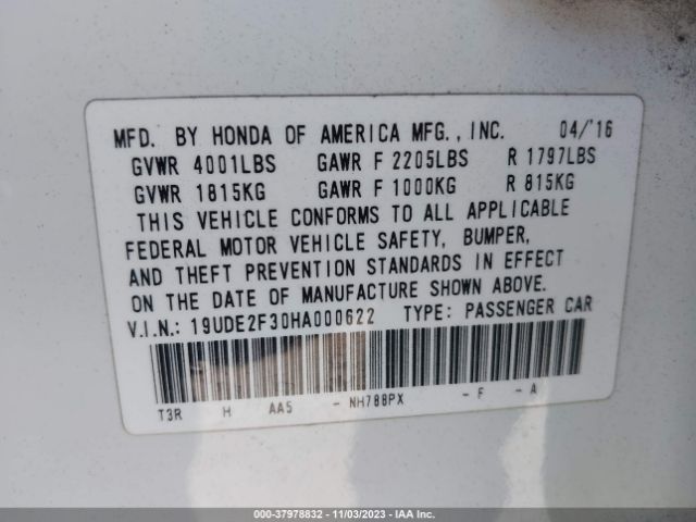 19UDE2F30HA000622 Acura Ilx Acurawatch Plus Package