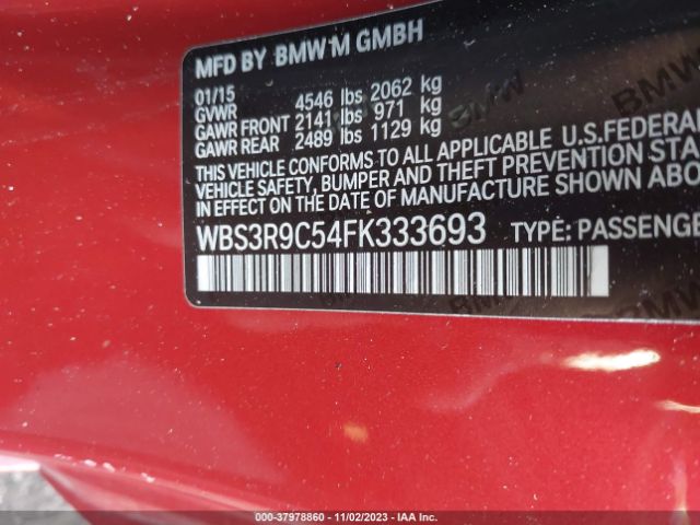 WBS3R9C54FK333693 BMW M4