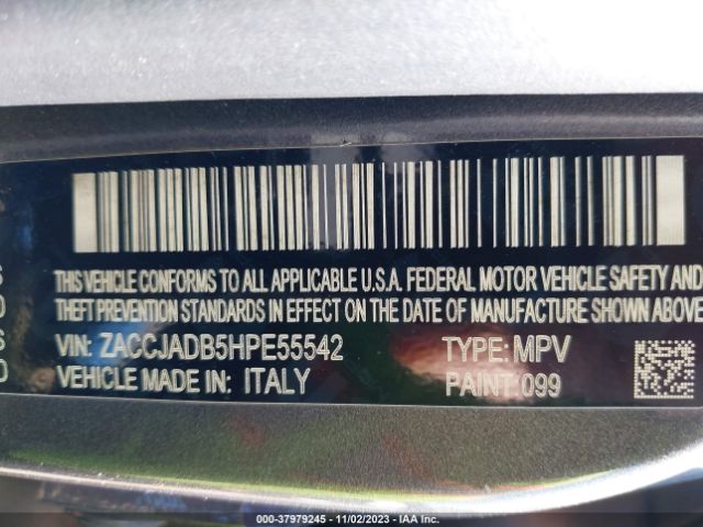 ZACCJADB5HPE55542 Jeep Renegade Limited