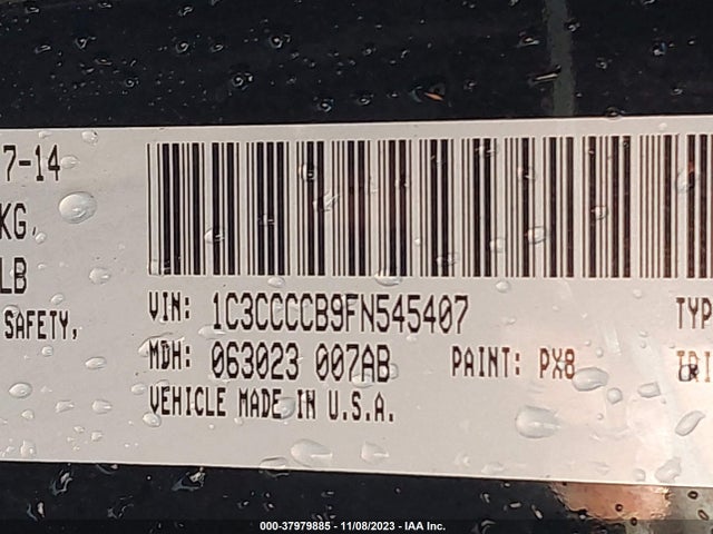 1C3CCCCB9FN545407 Chrysler 200 C