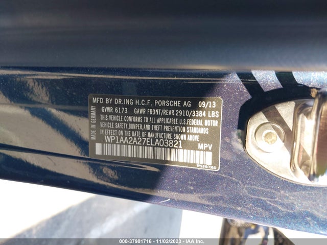 2014 PORSCHE CAYENNE WP1AA2A27ELA03821 Photo 8