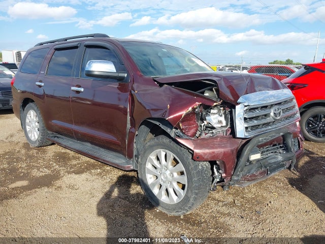2008 TOYOTA SEQUOIA PLATINUM 5.7L V8 VIN: 5TDBY67A58S016979