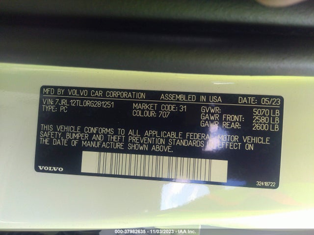 Volvo S60 B5 Plus Dark Theme 2024 7JRL12TL0RG281251 Image 9