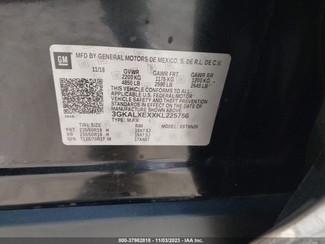 3GKALXEXXKL225756 GMC Terrain Denali