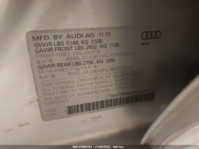 WA1TFAFL5EA084251 Audi Allroad 2.0t Premium