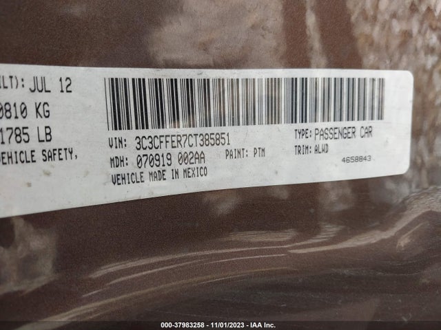 2012 FIAT 500C 3C3CFFER7CT385851 Photo 8