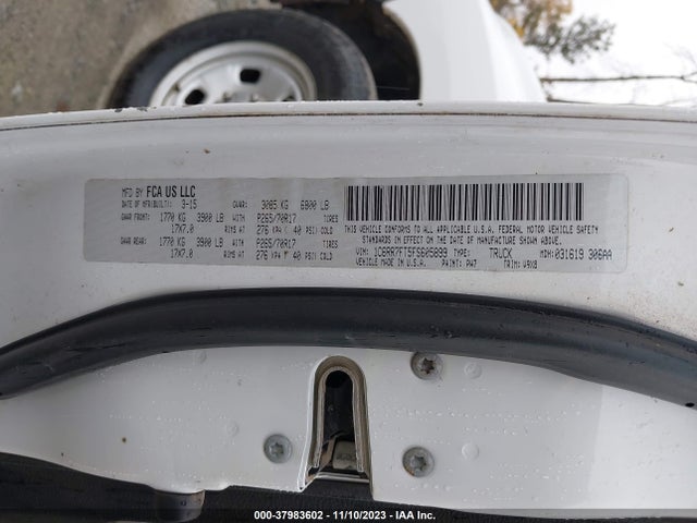 RAM 1500 Tradesman 2015 1C6RR7FT5FS605899 Image 9