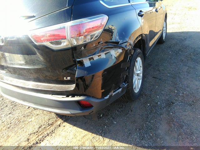 Toyota Highlander Le 2014 5TDZARFH7ES008350 Image 6