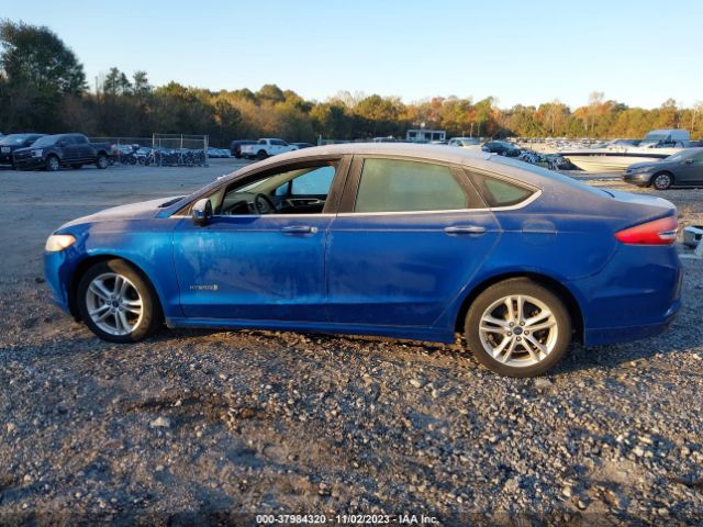 3FA6P0LU1JR128470 Ford Fusion Hybrid Se