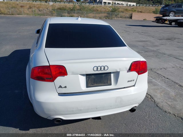 2008 AUDI A4 2.0T/2.0T SPECIAL EDITION VIN: WAUAF78E58A135358