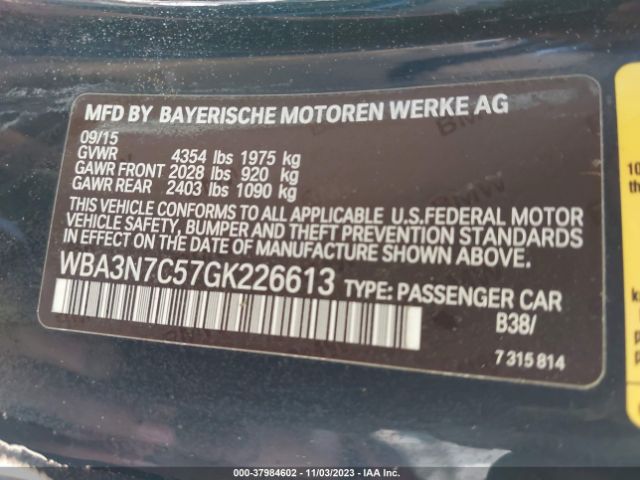 WBA3N7C57GK226613 BMW 428i