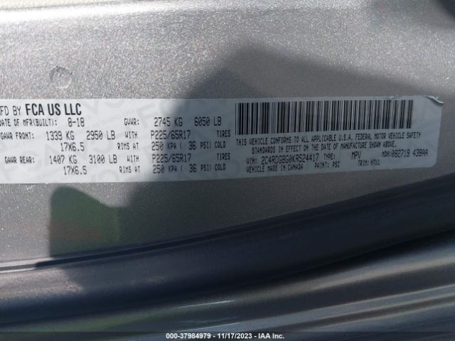 2C4RDGBG0KR524417 Dodge Grand Caravan Se