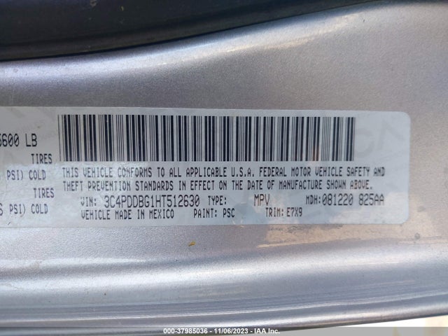 Dodge Journey Sxt Awd 2017 3C4PDDBG1HT512630 Image 9