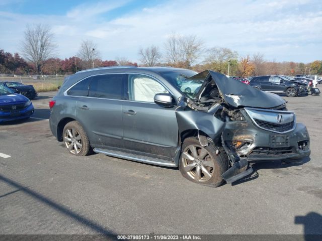 Auction sale of the 2014 Acura Mdx Advance Pkg W/entertainment Pkg, vin: 5FRYD4H86EB032113, lot number: 37985173