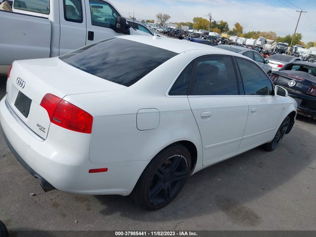 2007 AUDI A4 2.0T VIN: WAUDF78E17A181085