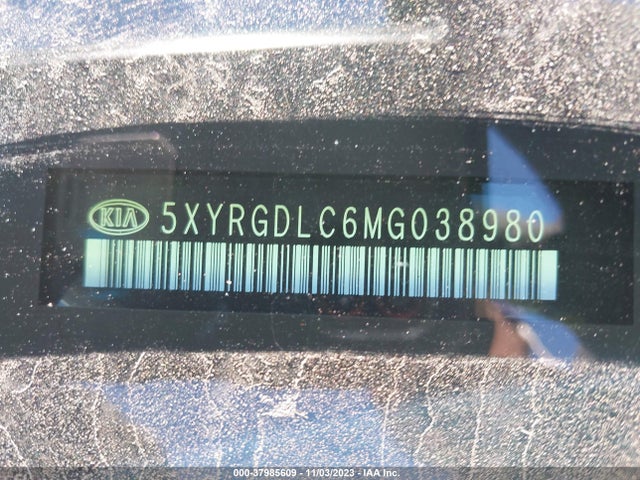 2021 KIA SORENTO LX VIN: 5XYRGDLC6MG038980