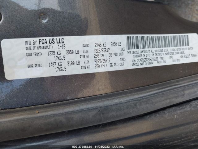 2C4RDGBG2GR316188 Dodge Grand Caravan American Value Pkg