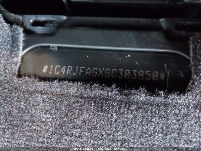 1C4RJFAGXGC303850 Jeep Grand Cherokee Laredo