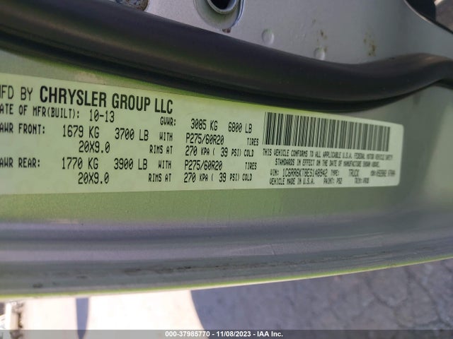 1C6RR6KT8ES148942 RAM 1500 Express