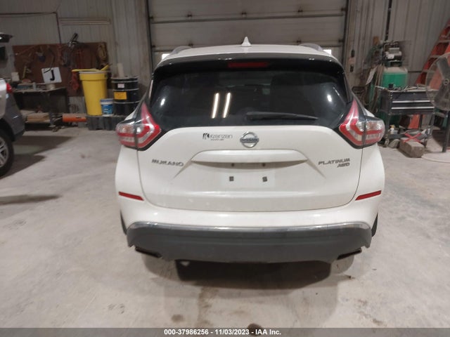 Nissan Murano Platinum 2016 5N1AZ2MH6GN159653 Image 16