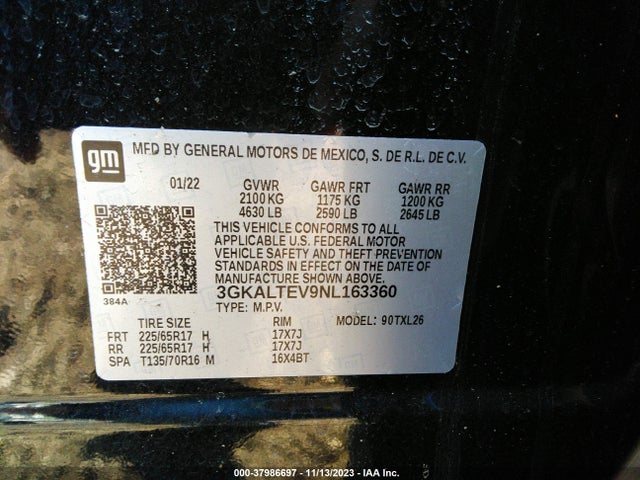 GMC Terrain Awd Sle 2022 3GKALTEV9NL163360 Image 9