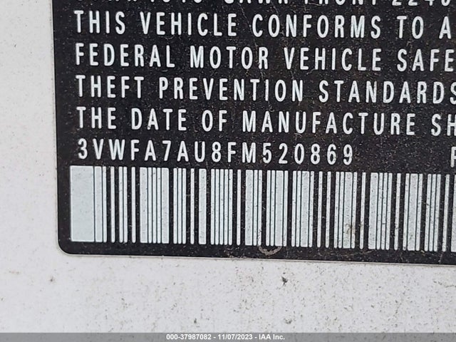 3VWFA7AU8FM520869 Volkswagen Golf Sportwagen Tdi Sel