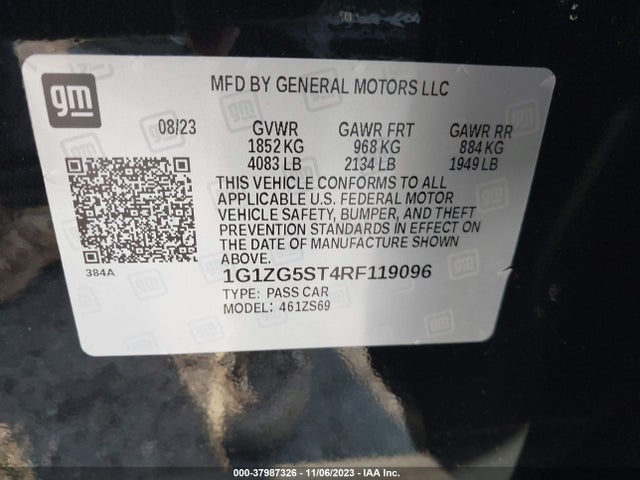 Chevrolet MALIBU RS 2024 1G1ZG5ST4RF119096 Image 9