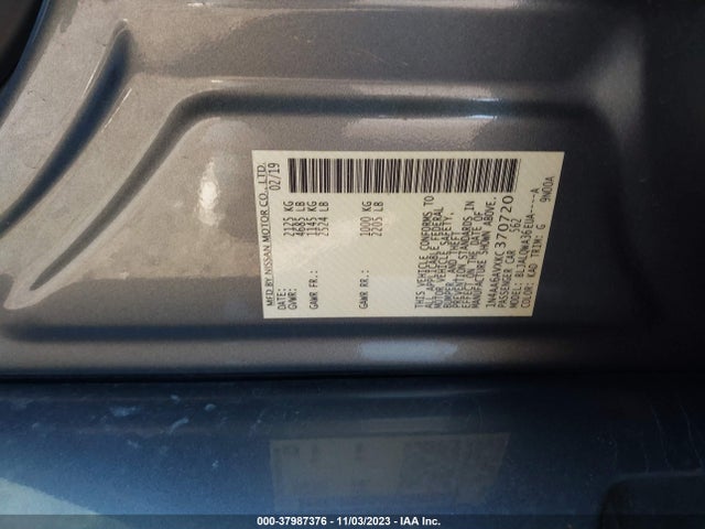 Nissan Maxima 3.5 S 2019 1N4AA6AVXKC370720 Image 9