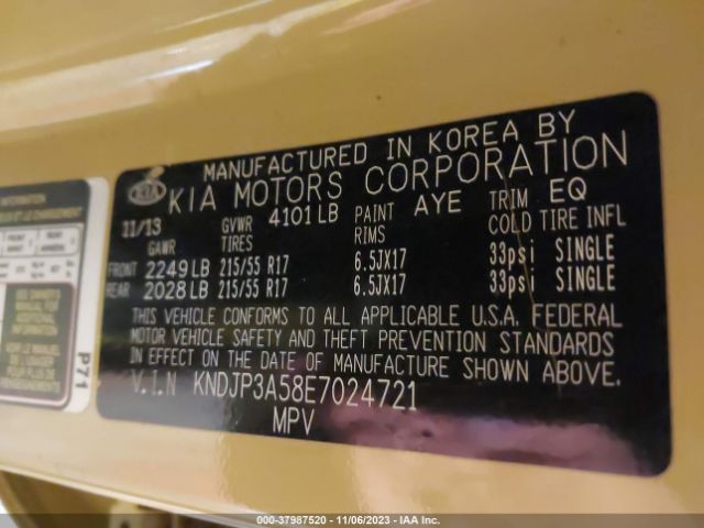 KNDJP3A58E7024721 KIA SOUL +