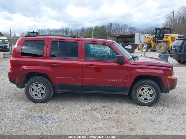 1C4NJRBB0HD144741 Jeep Patriot Sport 4x4
