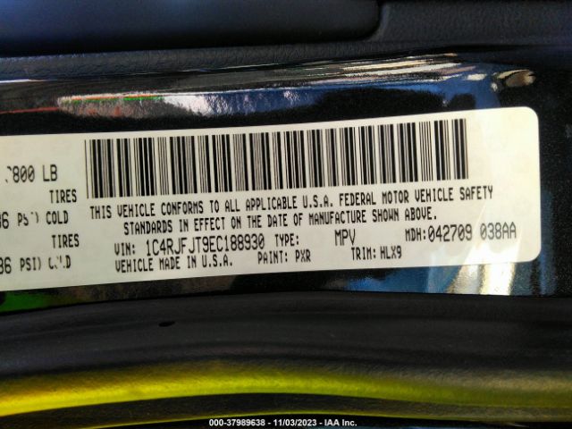 2014 JEEP GRAND CHEROKEE 1C4RJFJT9EC188930 Photo 8